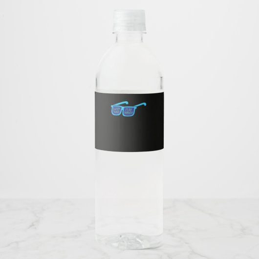 Hard werken, zo hard werken, zo hard werken waterfles etiket (Voorkant)