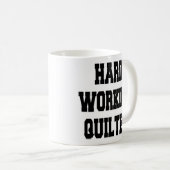 Hard werkend Quilter Koffiemok (Voorkant rechts)