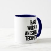 Hard werkende anesthesietechnicus mok (Voorkant rechts)