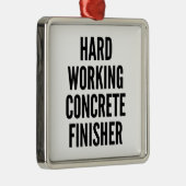 Hard werkende betonafwerkmachine metalen ornament (Rechts)