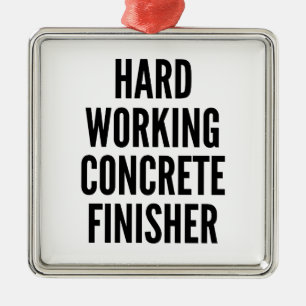 Hard werkende betonafwerkmachine metalen ornament