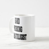 Hard werkende dermatoloog koffiemok (Voorkant links)