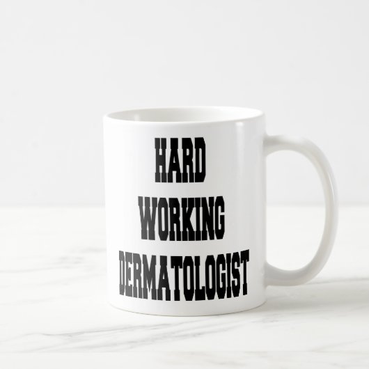 Hard werkende dermatoloog koffiemok (Rechts)