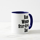 Hard werkende huisvader mok (Voorkant rechts)