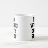 Hard werkende hulpsheriff koffiemok (Center)