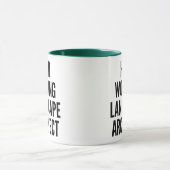 Hard werkende landschapsarchitect mok (Midden)