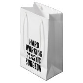 Hard werkende plastisch chirurg klein cadeauzakje (Voorkant Gekanteld)