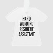Hard werkende Resident Assistant Ornament (voorkant)