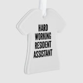 Hard werkende Resident Assistant Ornament (voorkant)