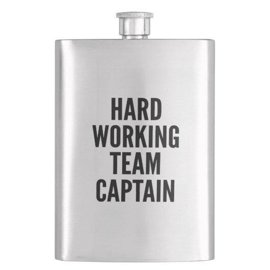 Hard werkende teamcaptain flacon (Voorkant)