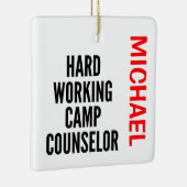 Hard-werkkamp adviseur CUSTOM Keramisch Ornament (Rechts)