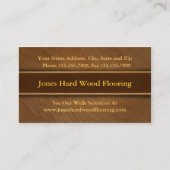 Hard Wood Flooring Sales Visitekaartje (Voorkant)