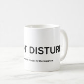 Hard work  koffiemok (Voorkant rechts)