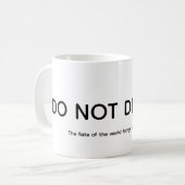 Hard work  koffiemok (Voorkant links)