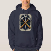 Hard Work Tools Worker Pride Labor Day Design Hoodie (Voorkant)