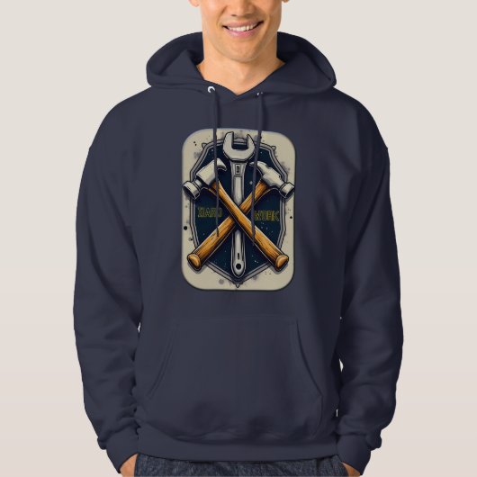 Hard Work Tools Worker Pride Labor Day Design Hoodie (Voorkant)