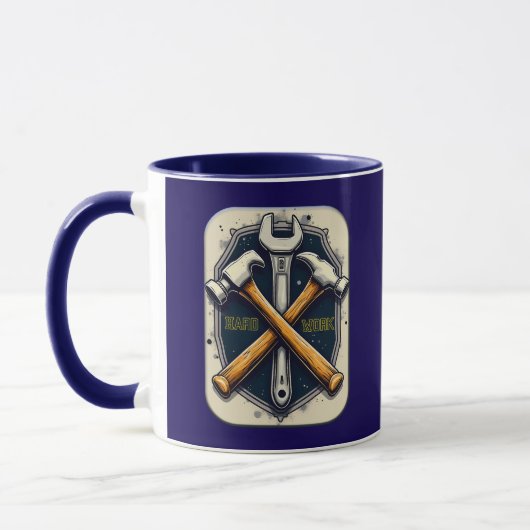 Hard Work Tools Worker Pride Labor Day Design Mok (Links)