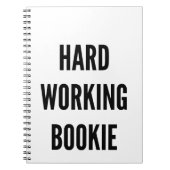 Hard Working Bookie Notitieboek (Voorkant)