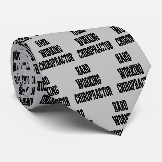 Hard Working Chiropractor Stropdas (Opgerold)