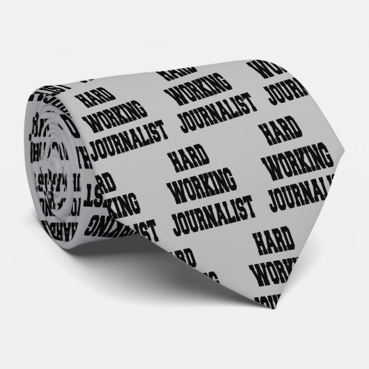 Hard Working Journalist Stropdas (Opgerold)