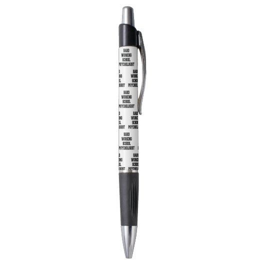 Hard Working School psycholoog Pen (Achterkant (Verticaal))