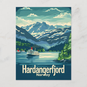 Hardangerfjord Noorwegen Briefkaart