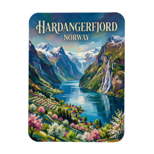 Hardangerfjord Noorwegen Magneet