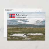 Hardangervidda Briefkaart Noorwegen (Voorkant / Achterkant)