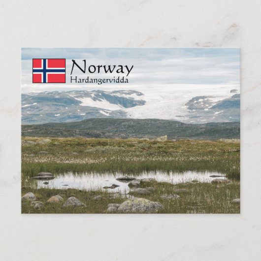 Hardangervidda Briefkaart Noorwegen (Voorkant)