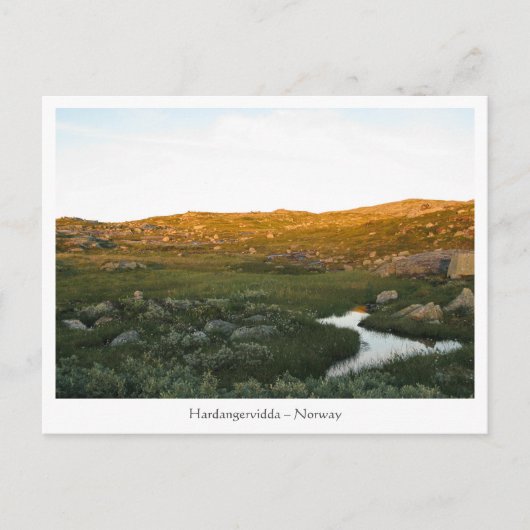 Hardangervidda Noorwegen Briefkaart (Voorkant)