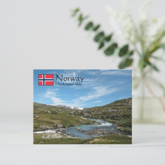 Hardangervidda Noorwegen Briefkaart (Staand voorkant)