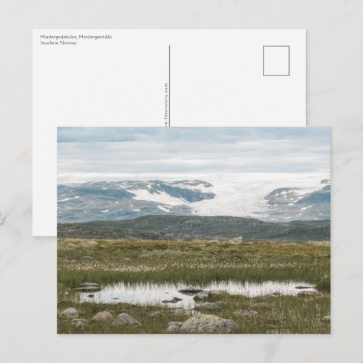 Hardangervidda Noorwegen Briefkaart (Voorkant / Achterkant)
