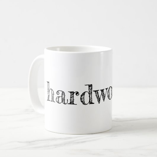 Hardarbeider Koffiemok (Voorkant links)