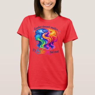 Hardball Syndicate Women Regenboog Gevoelens T-shi T-shirt