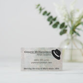 Hardboiled gritty visitekaartje w/ 2015 kalender (Staand voorkant)