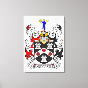 Hardcastle Coat of Arms I Canvas Afdruk