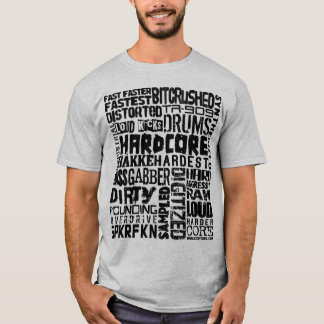 Hardcore01-zwart T-shirt
