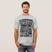 Hardcore01-zwart T-shirt (Voorkant volledig)