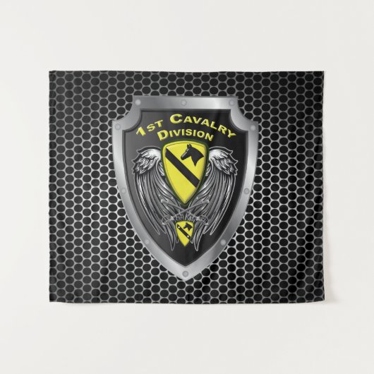 Hardcore 1e Cavalry Division Wandkleed (Voorkant (horizontaal))