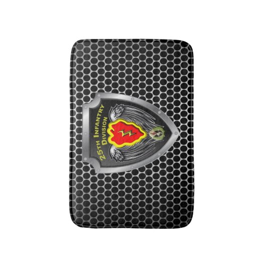 Hardcore 25th Infantry Div "Tropic Lightning" Badmat (Voorkant Verticaal)