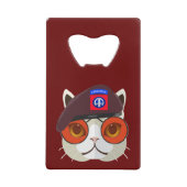 Hardcore 82e Airborne Kat Kat! Creditkaart Flessenopener (Voorkant)