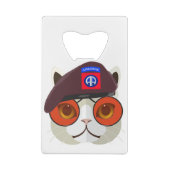 Hardcore 82e Airborne Kat Kat! Creditkaart Flessenopener (Achterkant)