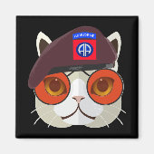 Hardcore 82e Airborne Kat Kat! Magneet (Voorkant)