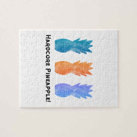 Hardcore ananas legpuzzel (Horizontaal)