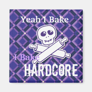 Hardcore Baker Magnet (alleen vierkant)