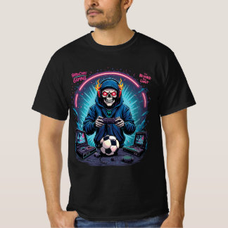 Hardcore Beyond Limit – Retro Skull Gamer T-shirt