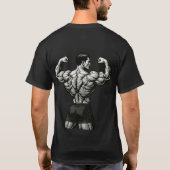 Hardcore Bodybuilding Beast T-shirt (Achterkant)