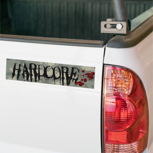 Hardcore Bumpersticker (Op Truck)