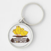 hardcore chicks sleutelhanger (Voorkant)