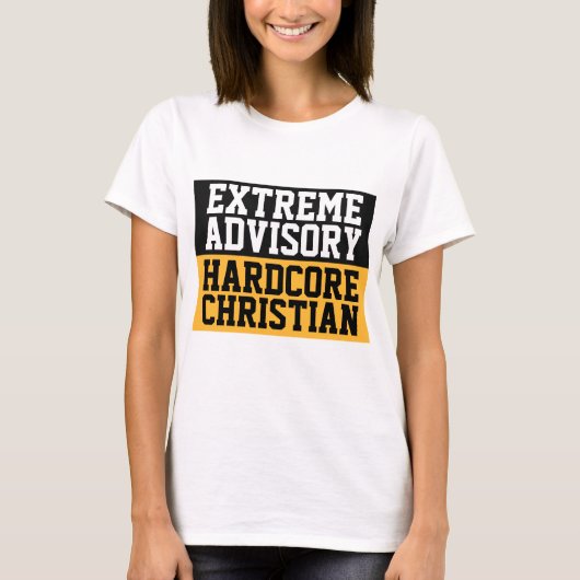 HARDCORE CHRISTELIJKE T-SHIRTS (Voorkant)